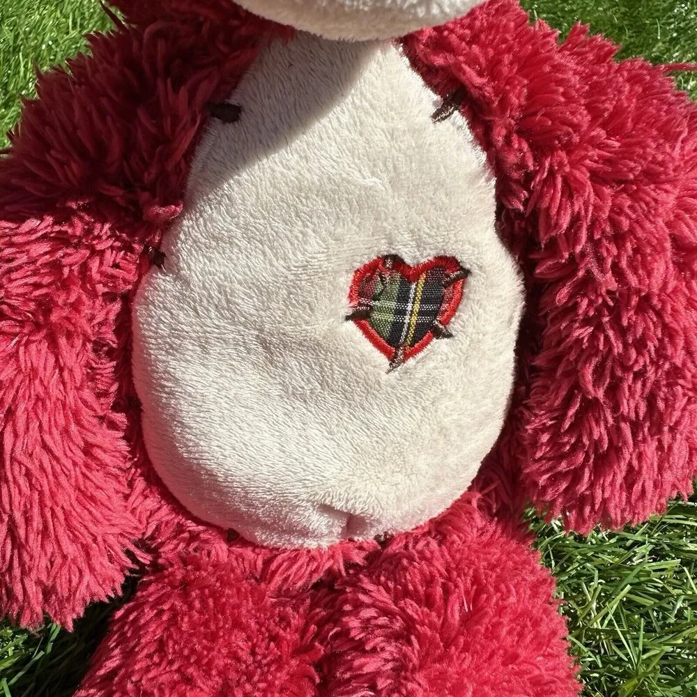First‎ & Main Tender Teddy Bear #1415 12” Plaid Heart Stuffed Plush Soft Toy